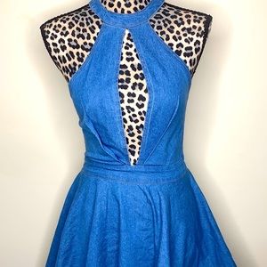 Icy Fashion Jean Dress